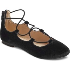 Girls size 4, Target, lace up black flats
